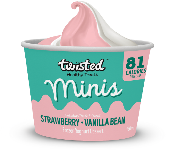 Minis Strawberry+Vanilla Bean