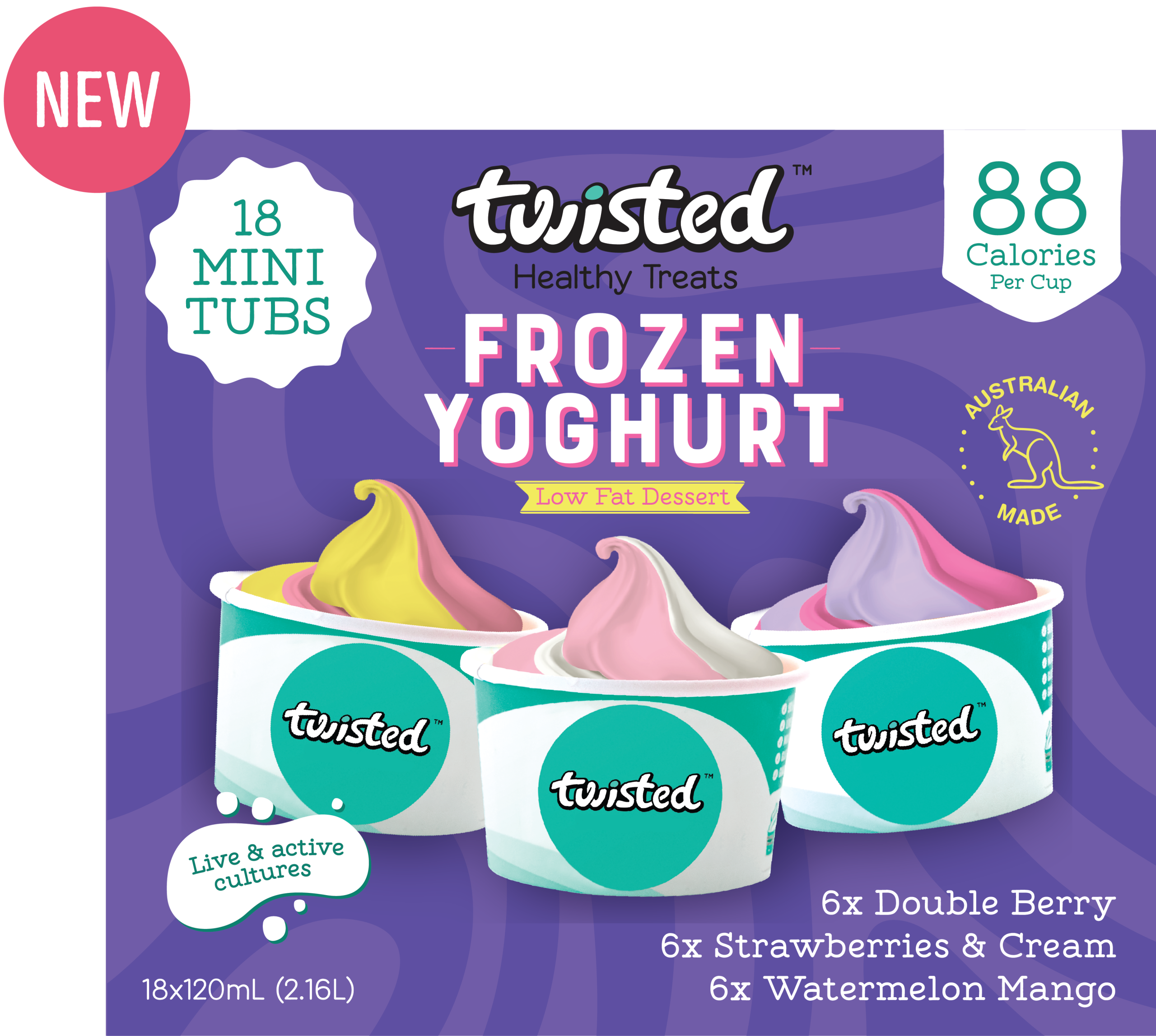 Fresh & Fruity Frozen Yoghurt Box